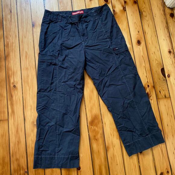 Vintage Y2K 2000s Union Bay Navy Blue Cargo Pants Size 9 - Picture 4 of 5
